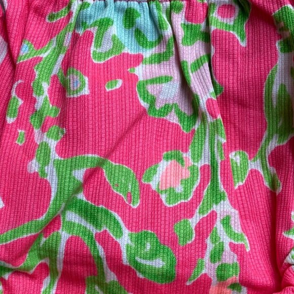 Lilly Pulitzer Southern Charm Print Baby Diaper Cover Pink Bloomers-12-18mos - Picture 4 of 6